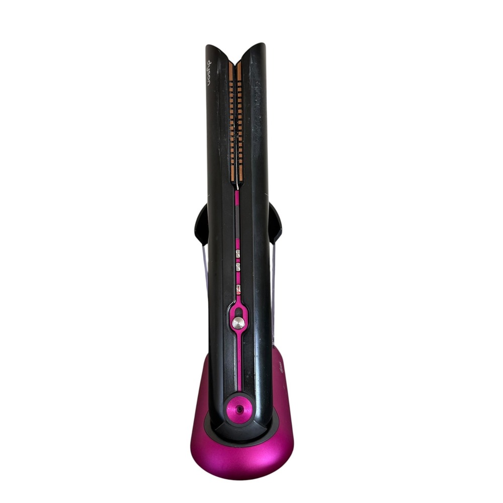 Dyson Corrale Hair Straightener Fuchsia Black Cordless Flat Iron Good Condition